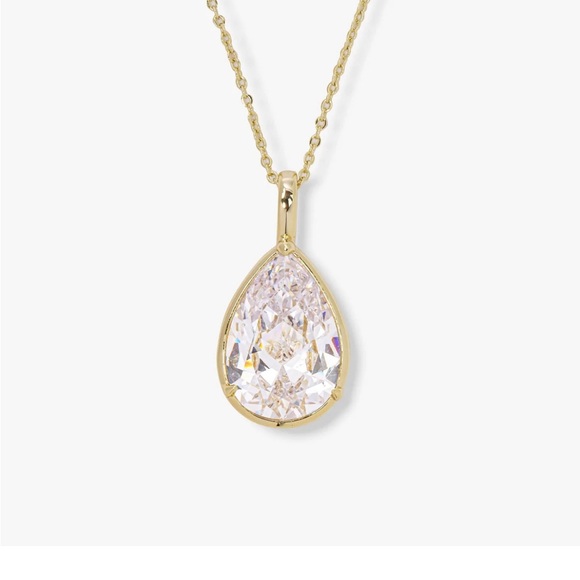 BRAND NEW MELINDA MARIA ‘It’s So Stunning’ TEARDROP NECKLACE-  GORGEOUS 🤩🌸🫶 - Picture 10 of 11